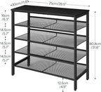 HOOBRO Shoe Rack for Entryway, 5-Tier Shoe Organizer - Image 3