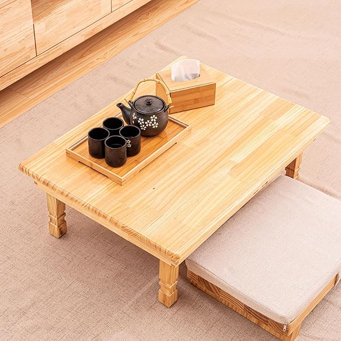 Korean Solid Wood Folding Table by Unknown