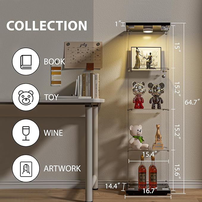 FANYUSHOW Glass Display Cabinet - Image 2