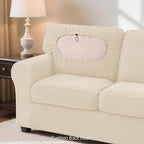 SUBRTEX 3 Pieces Stretch Sofa Slipcover Sets Couch Cover Sets Backrest Cushion - Image 7