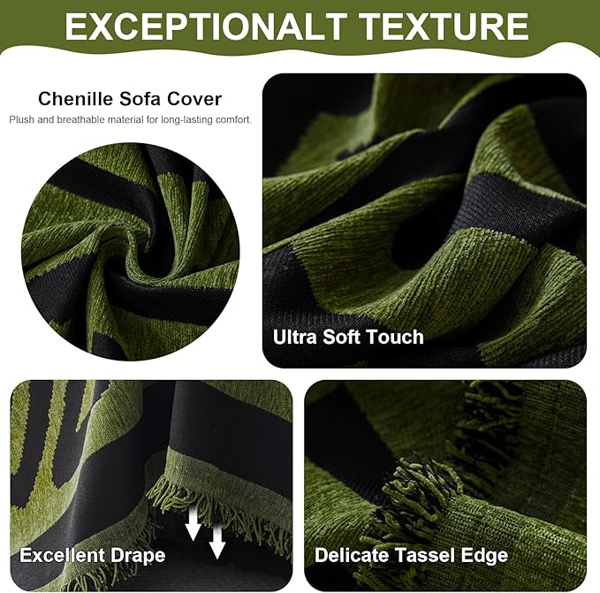 VClife Bohemian Couch Covers, Washable Sofa Covers - Image 5