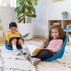 ECR4Kids Plastic Leaf Scoop Floor Rocker Seat, Classroom Furniture - Image 7