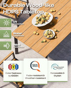 Outdoor Dining Set, Patio Table and Chairs Set - Image 2