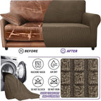 ZNSAYOTX Super Stretch Couch Cover Universal Sofa Covers - Image 7