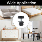 8Pcs Adjustable Leveling Feet, Square Insert Kit, Furniture Glide Leveler - Image 7