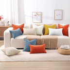 decorUhome Summer Couch Throw Pillow Covers 12x20 Set of 2, Decorative Soft - Image 8