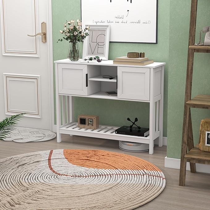 TaoHFE White Console Table - Image 4