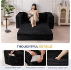MAXYOYO Convertible Sofa Bed, 2 in 1 Folding Couch Bed - Image 6