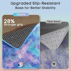 Ophanie Rainbow Purple Mermaid Rugs - Image 4