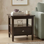 SIMPLIHOME Warm Shaker End Table - Image 2