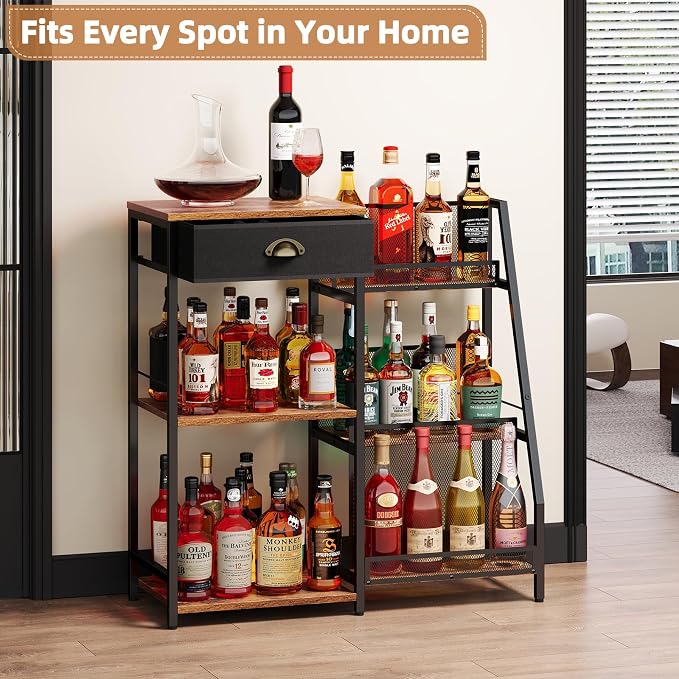 Jakyitvi Liquor Cabinet Bar for Home - Image 7
