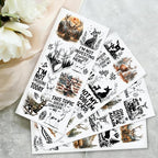 4 Sheets Rub on Transfers for Crafts, Forest Deer Furniture Transfers for Wood - Image 5