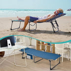 #WEJOY Folding Lounge Chair Outdoor, 5-Position Adjustable Sunbathing Tanning - Image 7