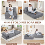 Folding Sofa Bed, Convertible Sleeper Chair - Image 7