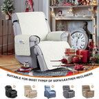 VANSOFY 100% Waterproof Recliner Chair Covers, Recliner Cover Non-Slip Dog - Image 5