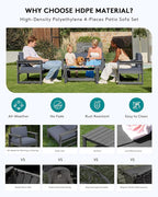 SERWALL 2 Pieces Single Cushioned Sofa Armchair - Image 4