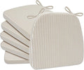 AAAAAcessories D-Shaped Chair Cushions, Machine-Washable Cover, Natural Sand by AAAAAcessories