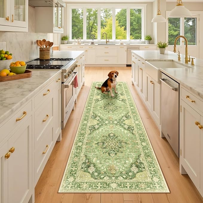 RELEANY Area Rugs 2'x8' Runner Rug Non Slip Washable by RELEANY