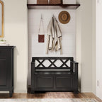 SIMPLIHOME Amherst Entryway Storage Bench - Image 2