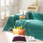 VClife Couch Cover for Dog, XXL Couch Cover for Sectionals, Boho Chic Teal Sofa - Image 6