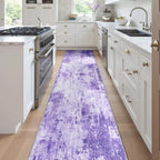 RELEANY Washable Area Rugs 2'x10' Non-Slip Modern Abstract Soft - Image 2