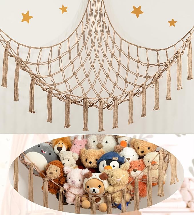 Stuffed Animal Storage Hammock or Net Corner by MirolamUS