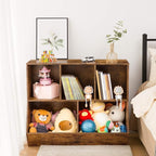 HOOBRO Kids Bookshelf, Bookcase Footboard, Toy Storage Cubby, Children's Toy - Image 6