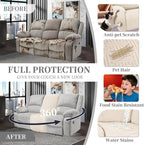 100% Waterproof Sectional Recliner Couch Covers - Image 6