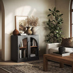 BELLEZE Bijou 31.5" Modular Sideboard Cabinet & TV Stand Console - Image 5