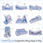 IFNOW Modular Kids Play Couch, Convertible & Washable Toddler Foam Couch Kids - Image 5