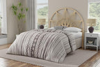 Kouboo Sunflower Rattan Full Headboard Bedroom Bedroom Furniture Headboard Full - Image 2