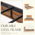 Yechen Boho Full Bed Frame - Image 6