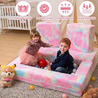 Cvortll Modular Kids and Toddler Play Couch, Convertible Folding Sofa, 3-in-1 - Image 7