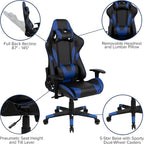 Flash Furniture X20 Gaming Chair Racing Office Ergonomic Computer PC Adjustable - Image 4