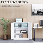 SISESOL White Metal Storage Cabinet - Image 7