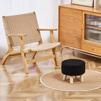 Wimarsbon Storage Ottoman, Modern Round Footrest - Image 7