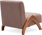 Oversized Accent Chair, upholstered armless mid Century Modern Living Room Chair - Image 9