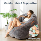 MAXYOYO Giant Bean Bag Chair, Oversized Bean Bag Couch - Image 8