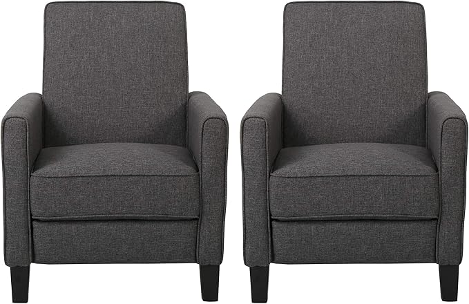Christopher Knight Home Emmie Fabric Recliner, Dark Brown by ChristopherKnightHome