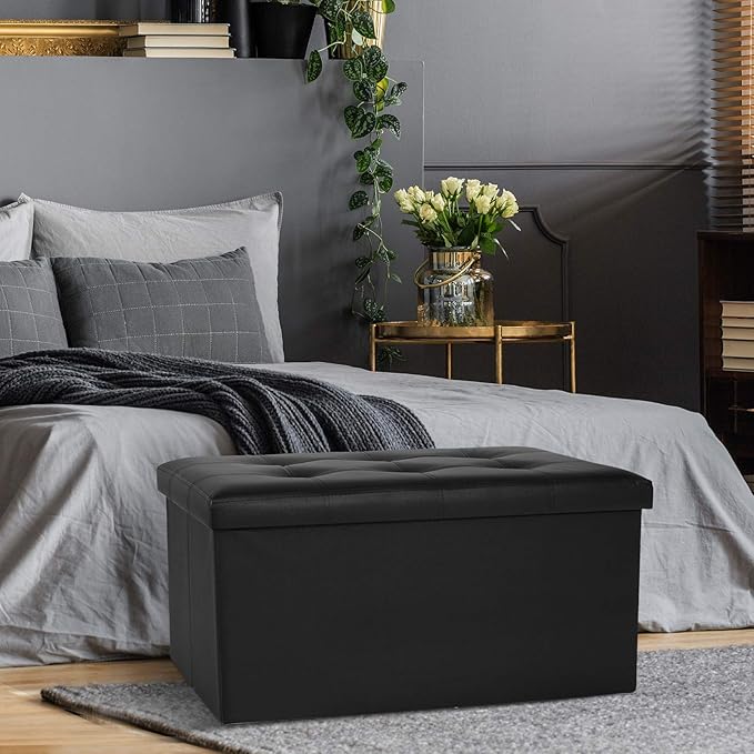 COSYLAND Ottoman Bench with Storage - Image 2