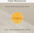 Favoyard Patio Chair Cushions 18.5 x 16 x 3 Inch Waterproof Outdoor Seat - Image 4