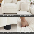 mikibama Modular Sectional Sofa, 76.4 Inch L Shaped Couch Set - Image 3