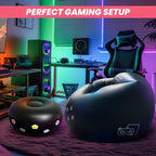 FranFusion Inflatable Pink Gaming Chair - Image 7