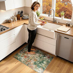 RELEANY Washable Area Rugs 2'x3' Non-Slip Modern Abstract Soft - Image 2