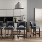 VKNOW Bar Stools Set of 4, Modern Counter Stools - Image 3