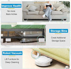 Bed Risers 1 inch, 2 inch, 3 inch, 4 inch Heavy Duty, Adjustable Furniture Riser - Image 4