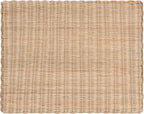 Bali & pari Farica Modern Bohemian Natural Rattan and Mahogany Accent Bench - Image 7