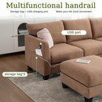 122.8" Large Sectional Couches for Living Room, 6 Seater L Shaped Modular - Image 5