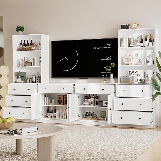 TUSY 71" Large TV Stand Set - Image 4