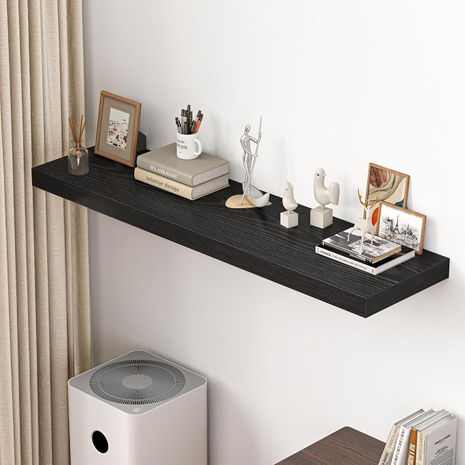 Dreamland 55" Floating Shelves for Wall, Wall-Mounted Shelves for Bedroom - Image 2